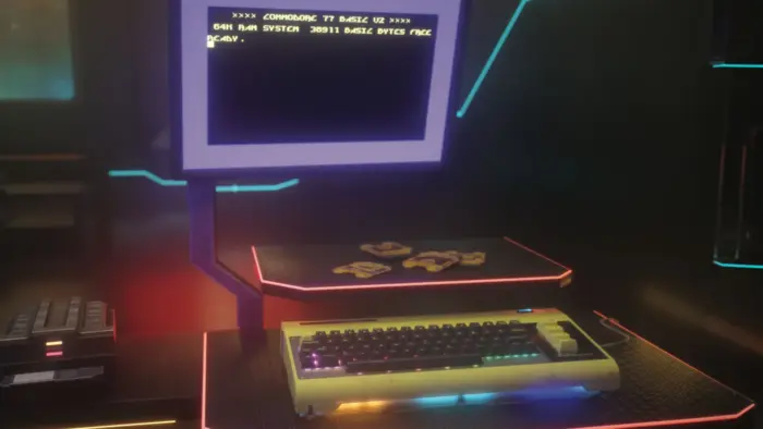 Commodore представила ретрокомпьютер C77 в стиле Cyberpunk 2077