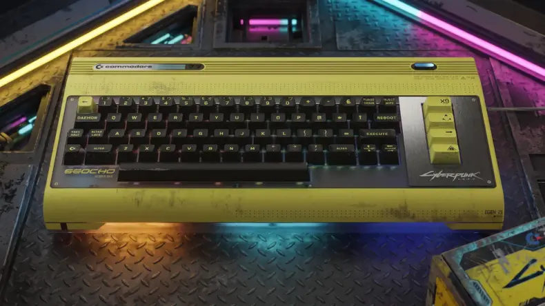 Commodore представила ретрокомпьютер C77 в стиле Cyberpunk 2077
