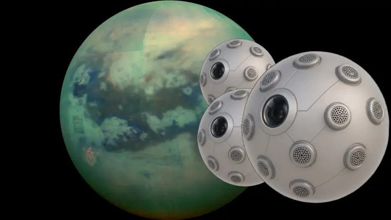 NASA предложили отправить миниатюрных аэроботов в пещеры Титана