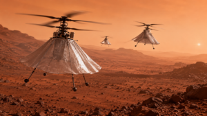 NASA показало мини-вертолеты SkyFall с необычными «плащами» для поиска льда на Марсе