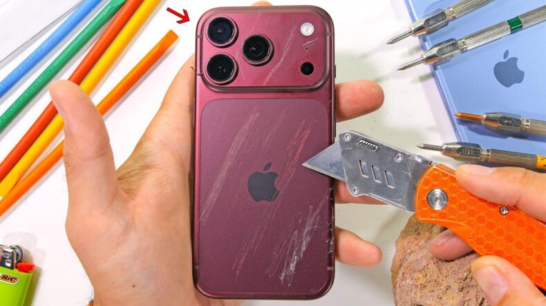 iPhone 18 Pro оказался устойчивее большинства смартфонов в тесте на царапины