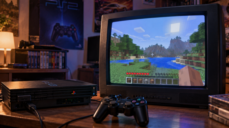 Minecraft портировали на PlayStation 2 с 32 МБ оперативной памяти