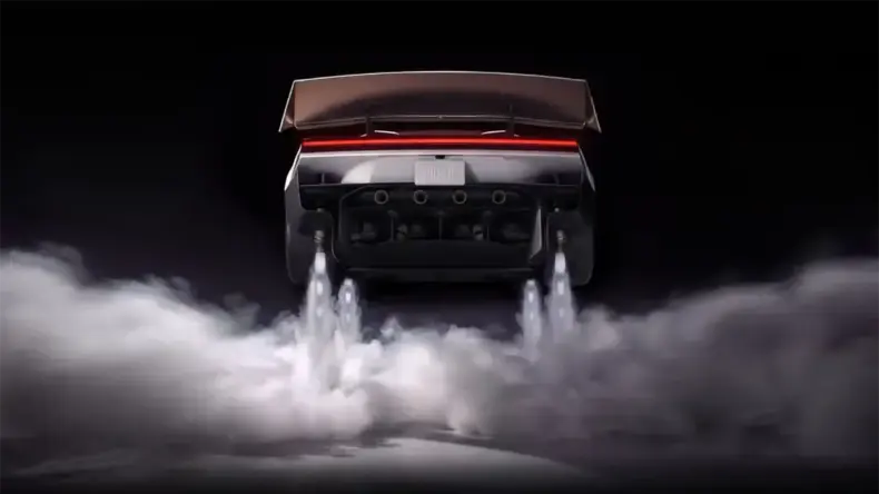 Илон Маск показал летающий Tesla Roadster с ракетными двигателями SpaceX